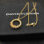 David Yurman Gold Rotating Hook Diamond Pendant Necklace, 1.5mm Chain, Length 45cm + 5cm