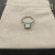 David Yurman Four-Prong Square White Agate Ring