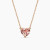 David Yurman 8mm Morganite Heart Diamond Pendant Necklace