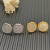 David Yurman Gold 13.6mm Pav&Atilde;&copy; Diamond Button Stud Earrings