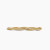 David Yurman 4.4mm Gold Small Infinity Interwoven Bangle Bracelet