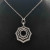 David Yurman Silver 38mm Serrated Stack Necklace