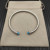 David Yurman 4mm Sterling Silver Turquoise Diamond Bangle Bracelet