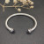 David Yurman 5mm Cable Classics Rotating Purple Diamond Cuff Bracelet