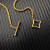 David Yurman Gold Clover Sweater Necklace 90cm Long Chain