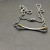 David Yurman Gold and Silver Bezel Smile Necklace, 2mm Chain, 45+5cm Adjustable Length