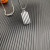 David Yurman Sterling Silver Streamlined Rectangular Tag Necklace