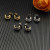 David Yurman Gold 13.5mm Double Hoop Embrace Earrings