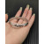 David Yurman 8mm Silver Pav&Atilde;&copy; Green Diamond Renaissance Band Bracelet
