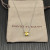 David Yurman Silver 8mm Four-Prong Yellow Diamond Necklace Adjustable 42+3+3cm