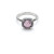 David Yurman Four-Prong Square Purple Diamond Ring