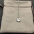David Yurman Gold Diamond Initial H Disc Pendant Necklace