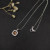 David Yurman 7mm Cushion-Cut Center Stone Necklace Champagne Diamond