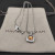 David Yurman 7mm Cushion-Cut Center Stone Necklace Champagne Diamond