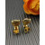 David Yurman Gold Pav&Atilde;&copy; White Diamond Square Cable Drop Earrings