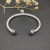 David Yurman 5mm Cable Classics Rotating Champagne Diamond Cuff Bracelet