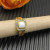 David Yurman Gold Square White Agate Pav&Atilde;&copy; Diamond Ring