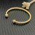 David Yurman 4mm Gold Half Pav&Atilde;&copy; Diamond Bracelet