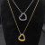 David Yurman Gold-Tone Heart Pendant Necklace