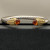 David Yurman 7mm Gold-Tone End Caps Sterling Silver Cable Cuff Bracelet Champagne Diamonds