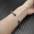 David Yurman 6mm Sterling Silver Black Diamond Cable Cuff Bracelet