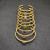 David Yurman Gold Tone 4mm Cable Square Green Diamond Cuff Bracelet