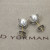 David Yurman Sterling Silver Four-Prong Pearl Stud Earrings