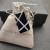 David Yurman Black Onyx Bezel Necklace, 3mm Chain, 50+5cm / 60+5cm Adjustable Length