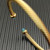David Yurman 4mm Gold Blue Diamond Bangle Bracelet