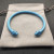 David Yurman 5mm Light Blue Colorful Enamel Cuff Bracelet, Fits Wrist Size 16cm - 20cm