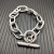 David Yurman Sterling Silver Cable Bracelet with Diamond-Set Rotating Clasp
