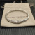 David Yurman 6.2mm Silver Pav&Atilde;&copy; Hook Clasp Engraved Wave Bracelet