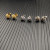 David Yurman Gold 11mm Pav&Atilde;&copy; Cross Stud Earrings
