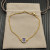 David Yurman Gold Pav&Atilde;&copy; Lapis Lazuli Round Charm Bracelet
