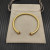 David Yurman 4mm Gold Champagne Diamond Bangle Bracelet