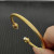 David Yurman Gold 4mm Faceted Pearl Bangle Bracelet