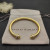 David Yurman 5mm Gold Pav&Atilde;&copy; Diamond Round Cuff Bracelet, Fits Wrist Size 16cm - 20cm