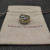 David Yurman Gold and Silver Double Cylinder Cross Ring