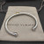 David Yurman 5mm Cable Cuff Bracelet with Single X Station Accent