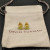 David Yurman 8mm Gold Four-Prong Green Diamond Stud Earrings