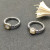 David Yurman 6mm Wide Square White Diamond Ring