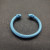 David Yurman 7mm Light Blue Colorful Enamel Cuff Bracelet, Fits Wrist Size 16cm - 20cm
