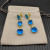 David Yurman Marbella Blue Diamond Earrings