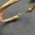 David Yurman 5mm Gold Diamond Hook Cuff Bracelet, Fits Wrist Size 16cm - 20cm