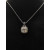 David Yurman 14mm Square White Diamond Necklace