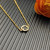 David Yurman Gold Pav&Atilde;&copy; Black Onyx Round Charm Bracelet
