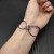 David Yurman Purple Double Ring Nylon Cord Bracelet
