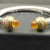 David Yurman 7mm Gold Yellow Diamond Head Gemstone Bracelet, Fits Wrist Sizes 16&acirc;20cm