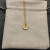 David Yurman Silver Diamond Letter Q Round Pendant Necklace, Length 42cm + 3cm + 3cm