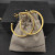 David Yurman Large Gold Single Twist Cable Hoop Earrings 4cm Inner